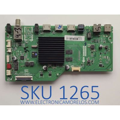 MAIN PARA TV TCL / NUMERO DE PARTE SVS586TA37-MA200CK / T.MS6586.U785 / 1MS586C2ISA / V8-MS86MNA-LF1V246 / IDF961825J-00109 / DISPLAY ST5461D13-2	